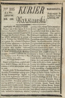 Kurjer Warszawski. 1826, Nro 105 (4 maja) + dod.