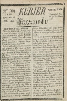 Kurjer Warszawski. 1826, Nro 109 (8 maja)