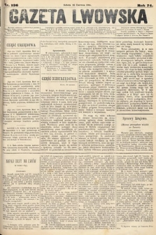 Gazeta Lwowska. 1884, nr 136