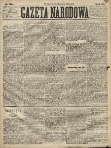 Gazeta Narodowa. 1881, nr 110
