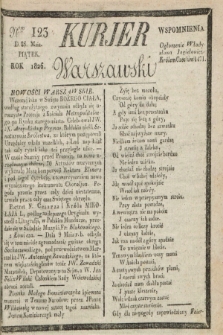 Kurjer Warszawski. 1826, Nro 123 (26 maja)