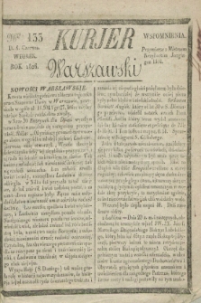 Kurjer Warszawski. 1826, Nro 133 (6 czerwca)