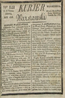Kurjer Warszawski. 1826, Nro 142 (17 czerwca)