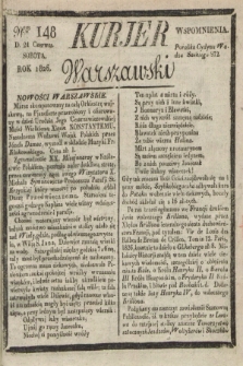 Kurjer Warszawski. 1826, Nro 148 (24 czerwca)