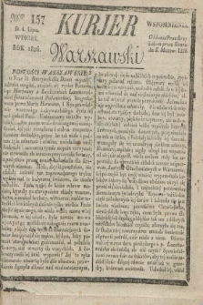 Kurjer Warszawski. 1826, Nro 157 (4 lipca)