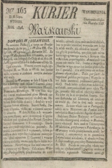 Kurjer Warszawski. 1826, Nro 163 (11 lipca)