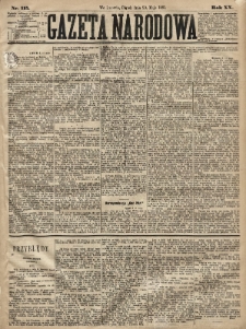 Gazeta Narodowa. 1881, nr 115