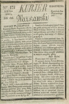 Kurjer Warszawski. 1826, Nro 172 (22 lipca)