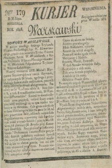 Kurjer Warszawski. 1826, Nro 179 (30 lipca)