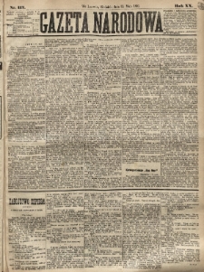 Gazeta Narodowa. 1881, nr 117