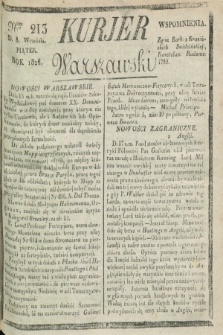 Kurjer Warszawski. 1826, Nro 213 (8 września)
