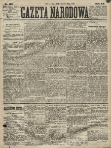 Gazeta Narodowa. 1881, nr 119