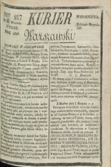 Kurjer Warszawski. 1826, Nro 217 (12 września)