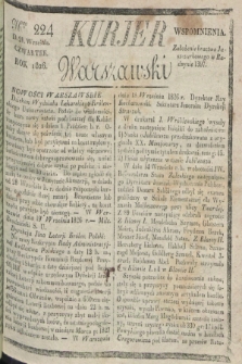 Kurjer Warszawski. 1826, Nro 224 (21 września)