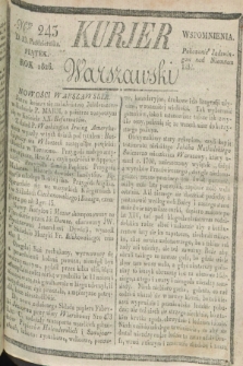 Kurjer Warszawski. 1826, Nro 243 (13 października)