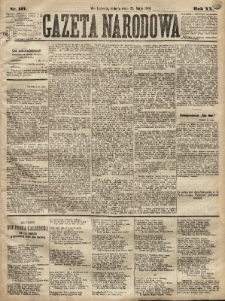 Gazeta Narodowa. 1881, nr 121