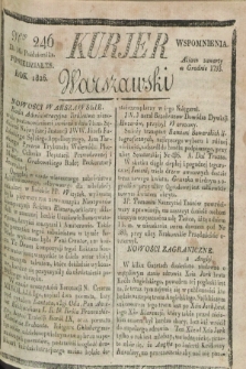 Kurjer Warszawski. 1826, Nro 246 (16 października)