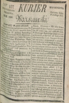 Kurjer Warszawski. 1826, Nro 257 (29 października)