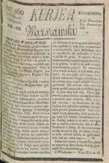 Kurjer Warszawski. 1826, Nro 260 (2 listopada)
