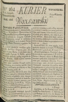 Kurjer Warszawski. 1826, Nro 264 (6 listopada)