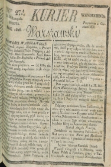 Kurjer Warszawski. 1826, Nro 274 (18 listopada)