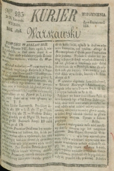 Kurjer Warszawski. 1826, Nro 283 (28 listopada)