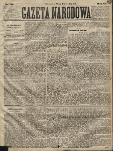 Gazeta Narodowa. 1881, nr 123