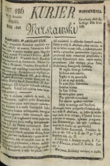 Kurjer Warszawski. 1826, Nro 286 (2 grudnia)