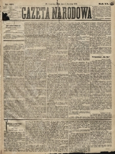 Gazeta Narodowa. 1881, nr 124