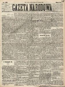 Gazeta Narodowa. 1881, nr 135