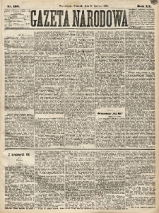 Gazeta Narodowa. 1881, nr 138