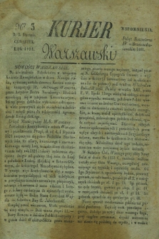 Kurjer Warszawski. 1828, Nro 3 (3 stycznia)