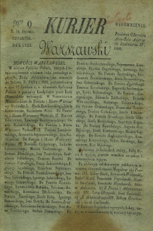 Kurjer Warszawski. 1828, Nro 9 (10 stycznia)