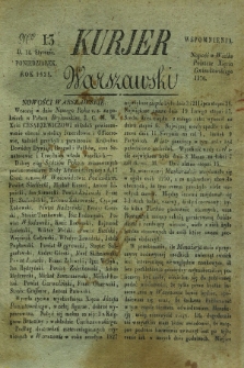 Kurjer Warszawski. 1828, Nro 13 (14 stycznia)