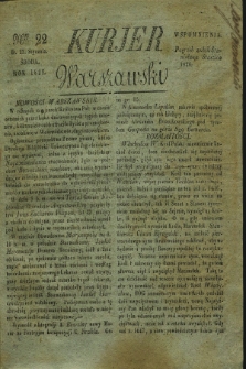 Kurjer Warszawski. 1828, Nro 22 (23 stycznia)