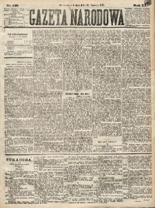 Gazeta Narodowa. 1881, nr 143