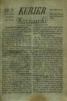 Kurjer Warszawski. 1828, Nro 57 (28 lutego)