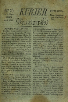Kurjer Warszawski. 1828, Nro 76 (18 marca)