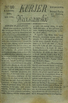 Kurjer Warszawski. 1828, Nro 90 (2 kwietnia)