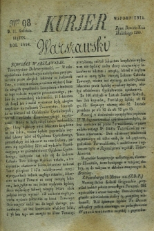 Kurjer Warszawski. 1828, Nro 98 (11 kwietnia)