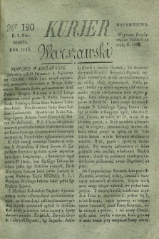 Kurjer Warszawski. 1828, Nro 120 (3 maja)