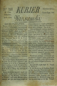 Kurjer Warszawski. 1828, Nro 121 (4 maja)
