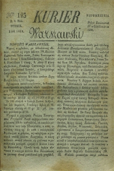 Kurjer Warszawski. 1828, Nro 123 (6 maja)