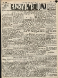 Gazeta Narodowa. 1881, nr 155
