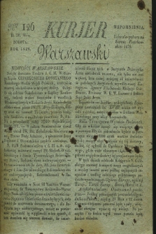 Kurjer Warszawski. 1828, Nro 126 (10 maia)