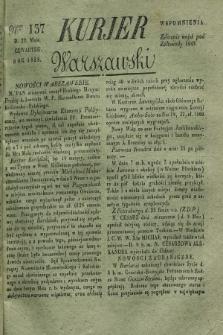 Kurjer Warszawski. 1828, Nro 137 (22 maia)