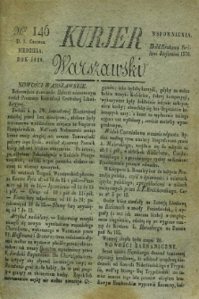 Kurjer Warszawski. 1828, Nro 146 (1 czerwca)