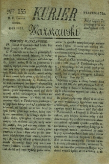 Kurjer Warszawski. 1828, Nro 155 (11 czerwca)