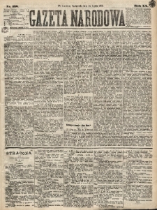 Gazeta Narodowa. 1881, nr 158