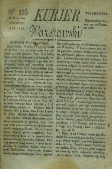Kurjer Warszawski. 1828, Nro 156 (12 czerwca)